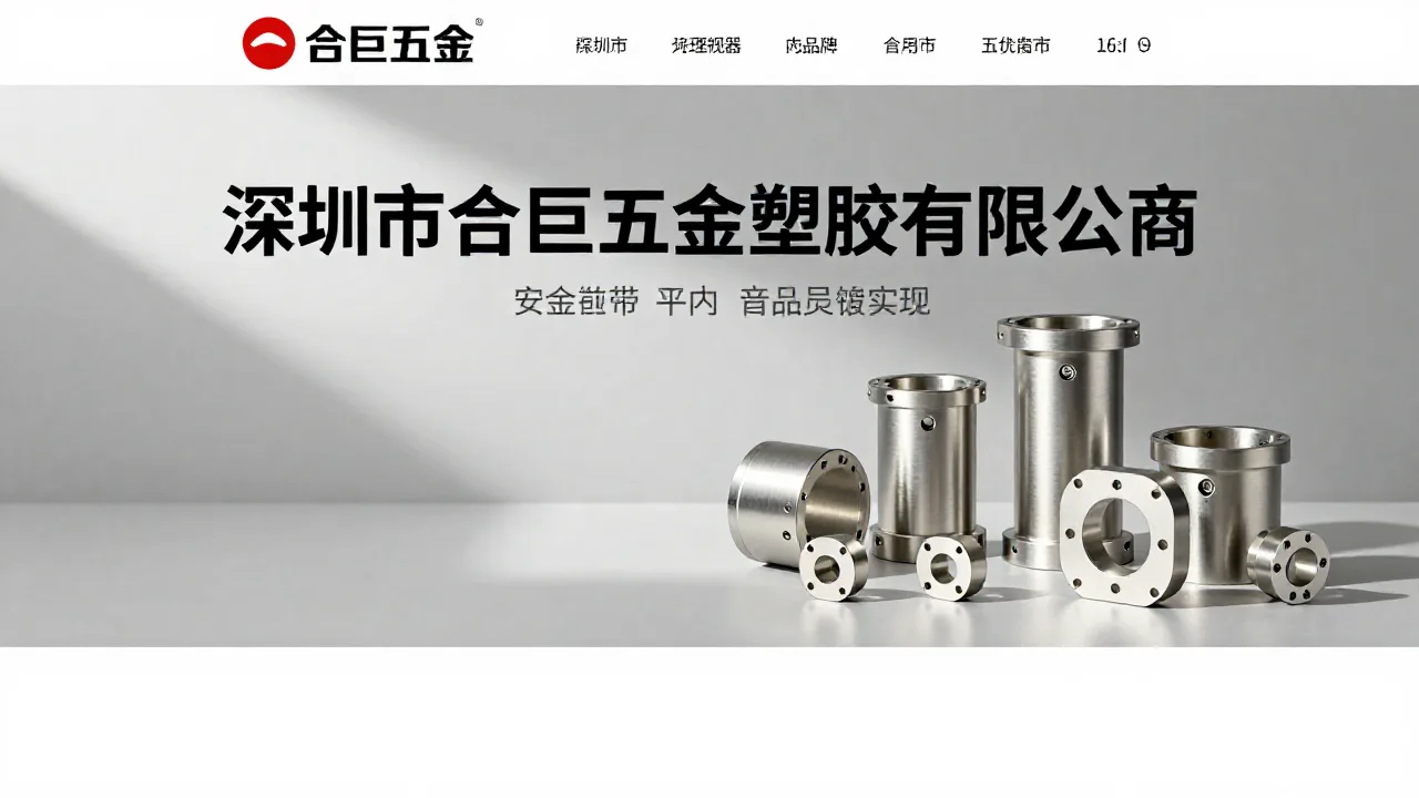 深圳市合巨五金塑胶有限公司 首页主视觉